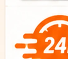 24 hour express service symbol